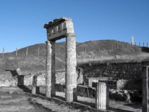 Ancient portico on Mount Mithridates in Kerch