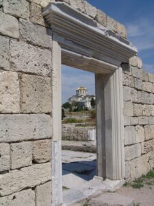 Ancient portico on Mount Mithridates in Kerch