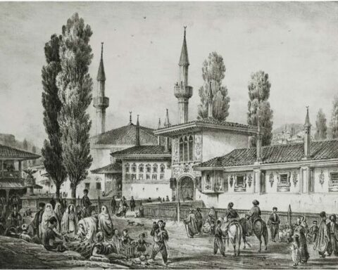Bakhchisarai in the middle of the XIX century