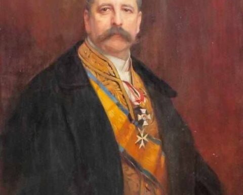Ambassador of Germany to the Ukrainian State Baron Alphonse Mumm von Schwarzenstein. Portrait of the work of Philippe Alexis de Laszlo. Source - https://uain.press Ukrainian interest