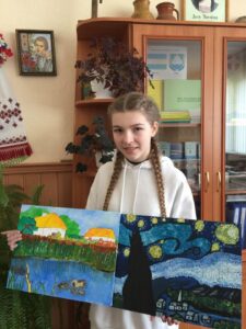 L. Ukrainka "Dawn Lights". L.Ukrainka "My native land". Performed by Anastasia Martyusheva, a student of the 8th grade of the Lyubeshivskovolyansk Gymnasium of the Volyn Region